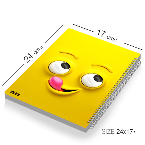 دفتر مشق مستر راد مدل ایموجی طرح Emoji